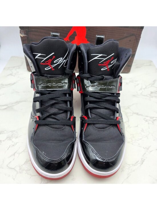 Nike Air Jordan Flight 45 High Bred Mens Size 13 Black Varsity Red White Sneaker main image 11